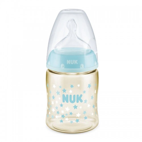 NUK Premium Choice PPSU Temperature Control Bottle with Silicone Teat 150ml | Feeding Bottle | Made in Germany